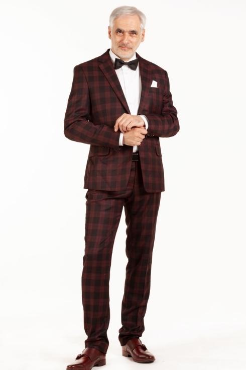 Men's 2 Piece Tartan Suit