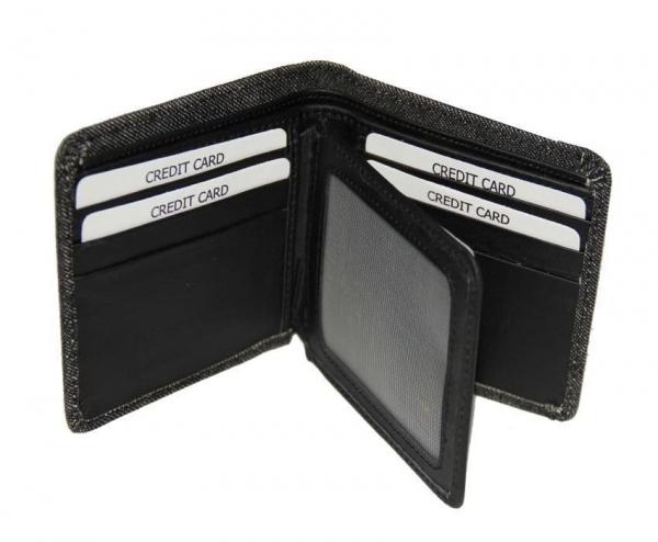 Black Denim wallet