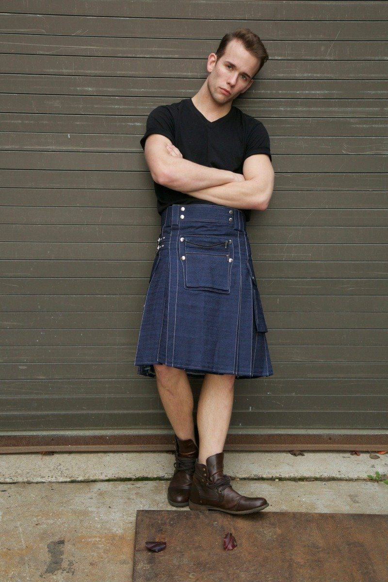 Denim Kilt for Rough & Tough Men