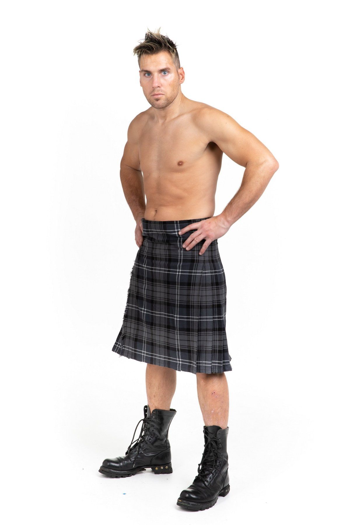 Clan Hamilton Grey Tartan kilt