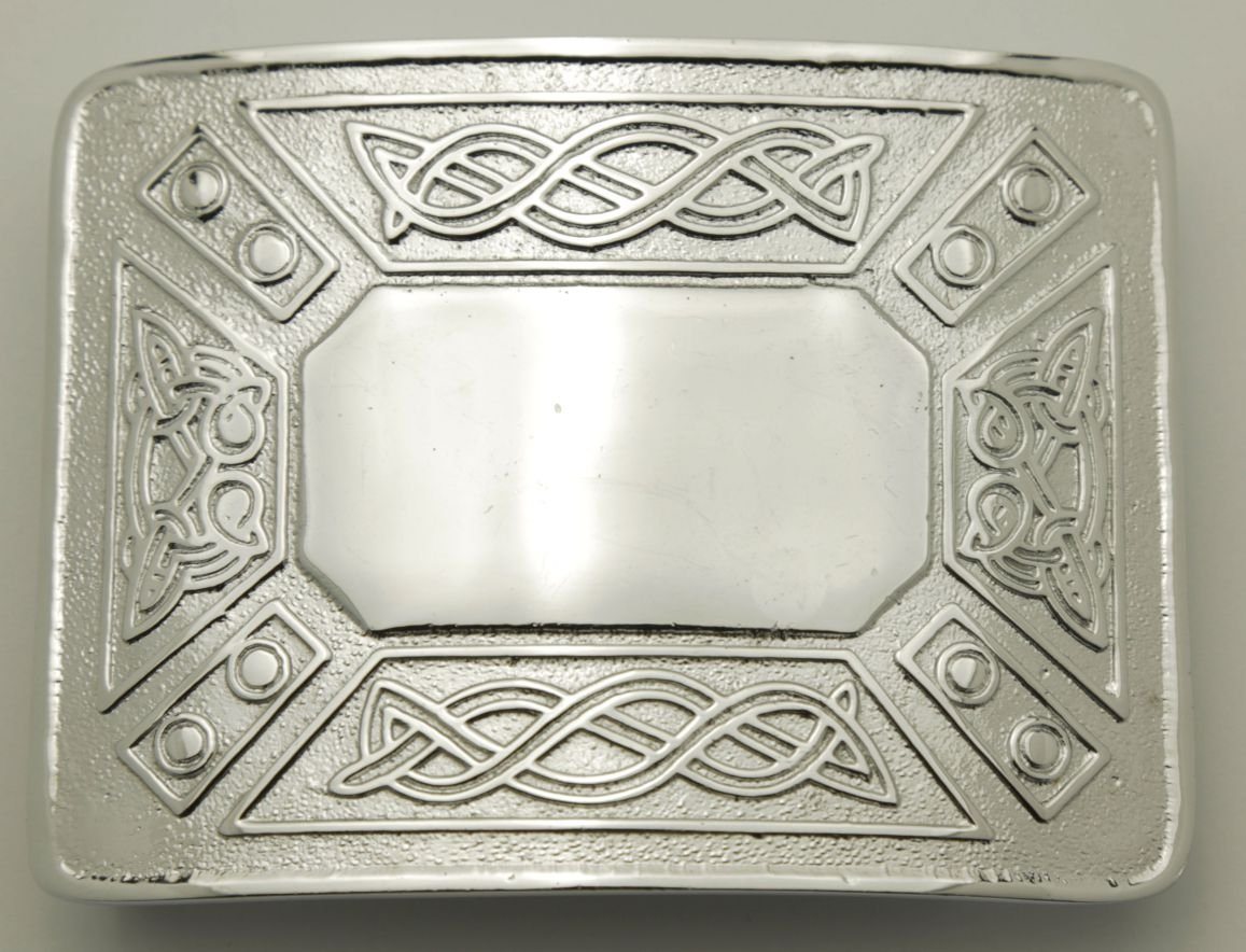 Highland Celtic Knot Buckle For Kilt Belt