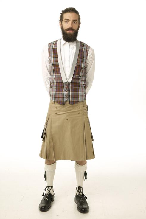 Kilt Outfit With Tartan Waistcoat