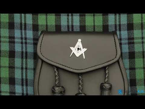 Semi Dress Black Leather Sporran