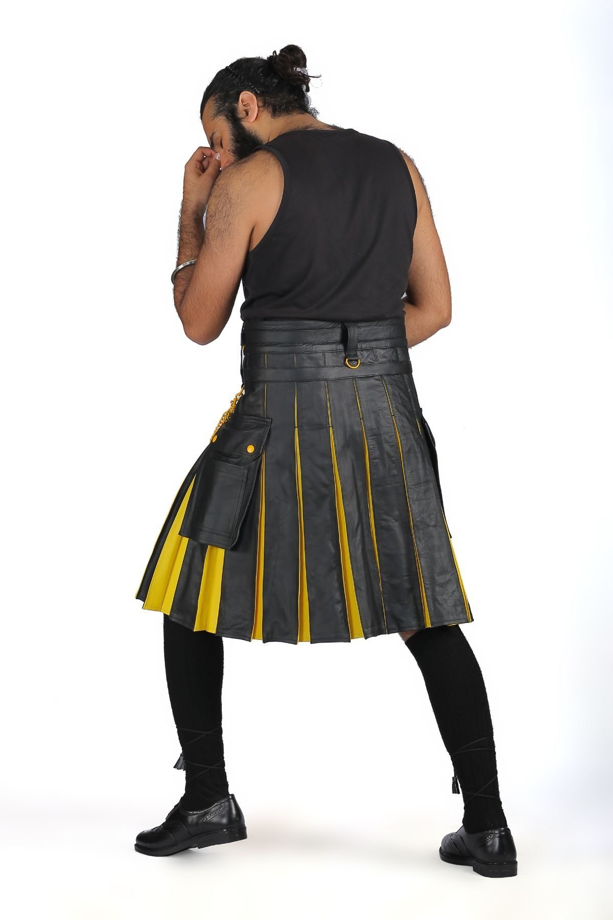 Exotic Hybrid Leather Kilt