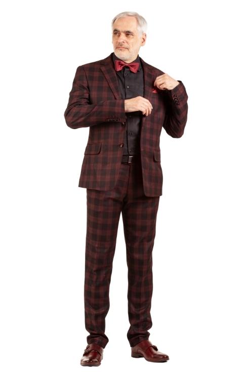 Classic Three Piece Tartan Suit