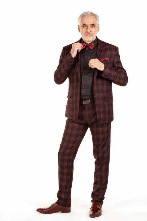 Men's 2 Piece Tartan Suit