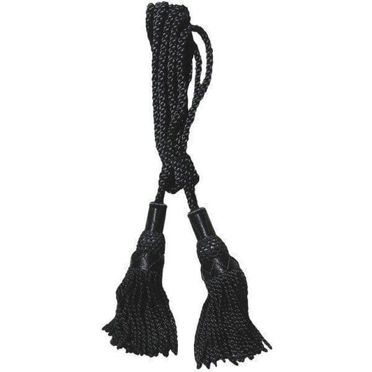 Bagpipe Silk Cord - Black
