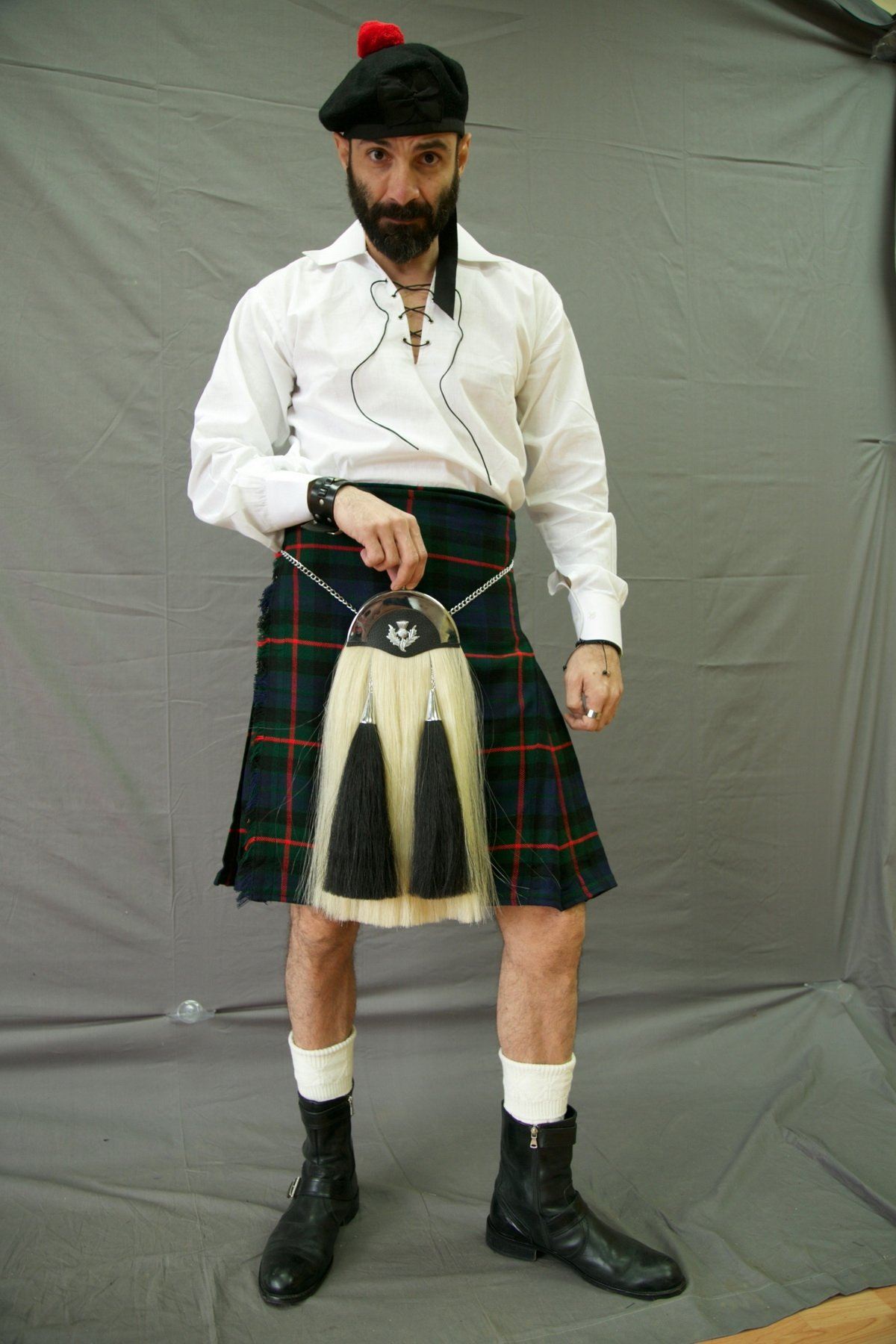 Barclay Hunting Modern Tartan kilt and outfit