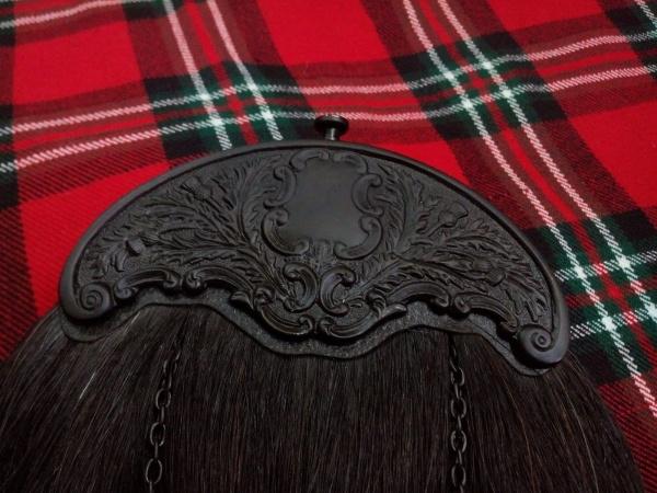 Black Horse Hair Kilt Sporran