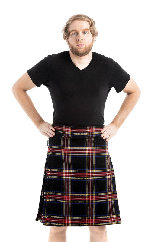 Black Stewart Tartan Kilt