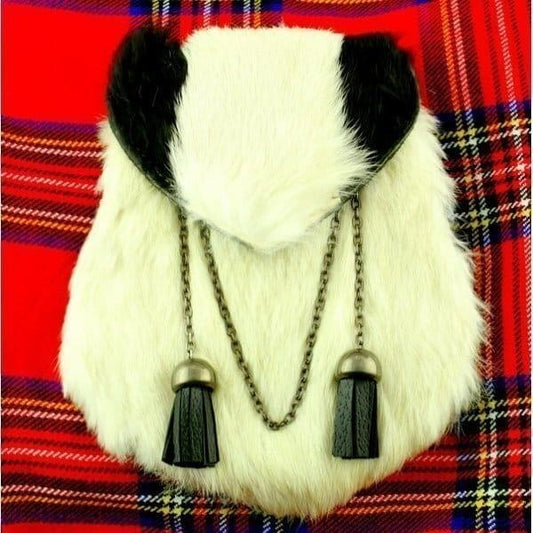 Black & White Rabbit Sporran