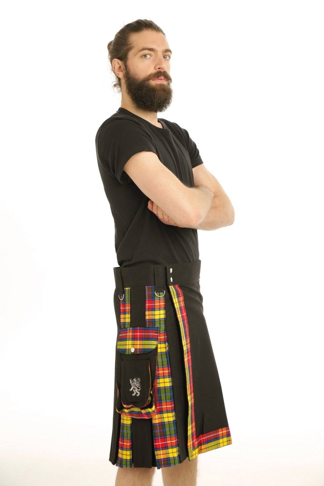 Hybrid Tartan Kilt - Right side view