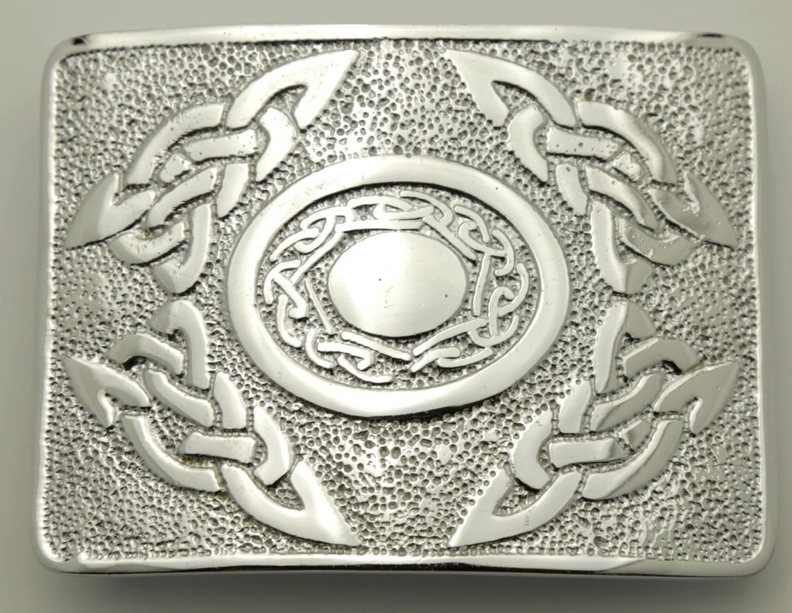 Celtic Oval Kilt Belt Buckle
