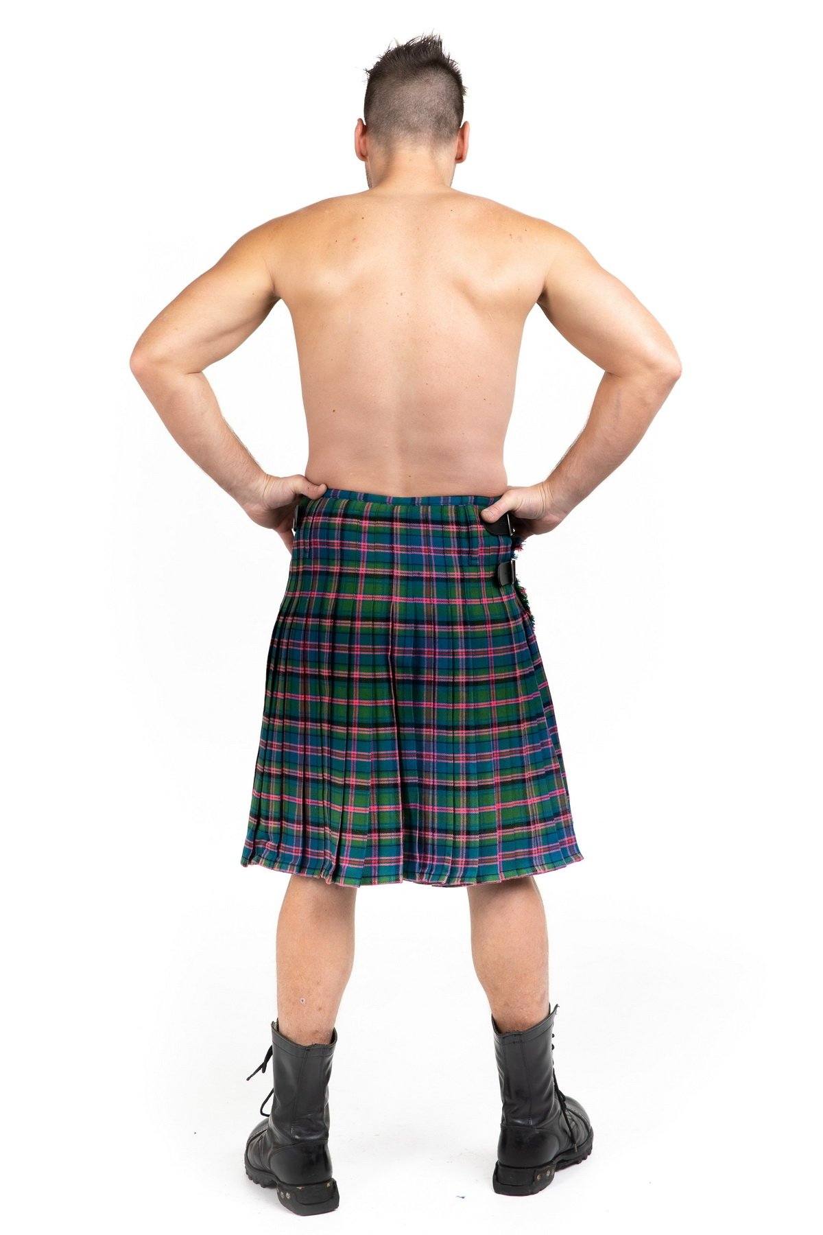 Cooper Tartan Kilt - Back view