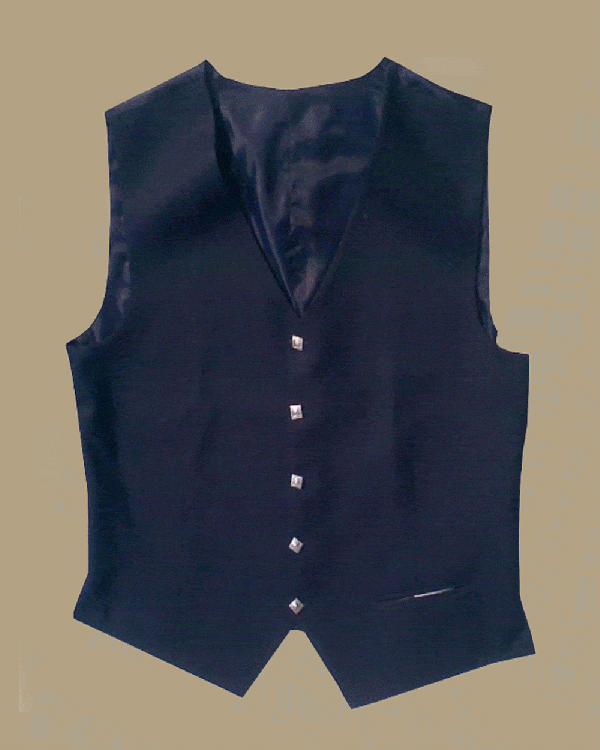 Dark Blue Argyll Kilt Jacket Waistcoat