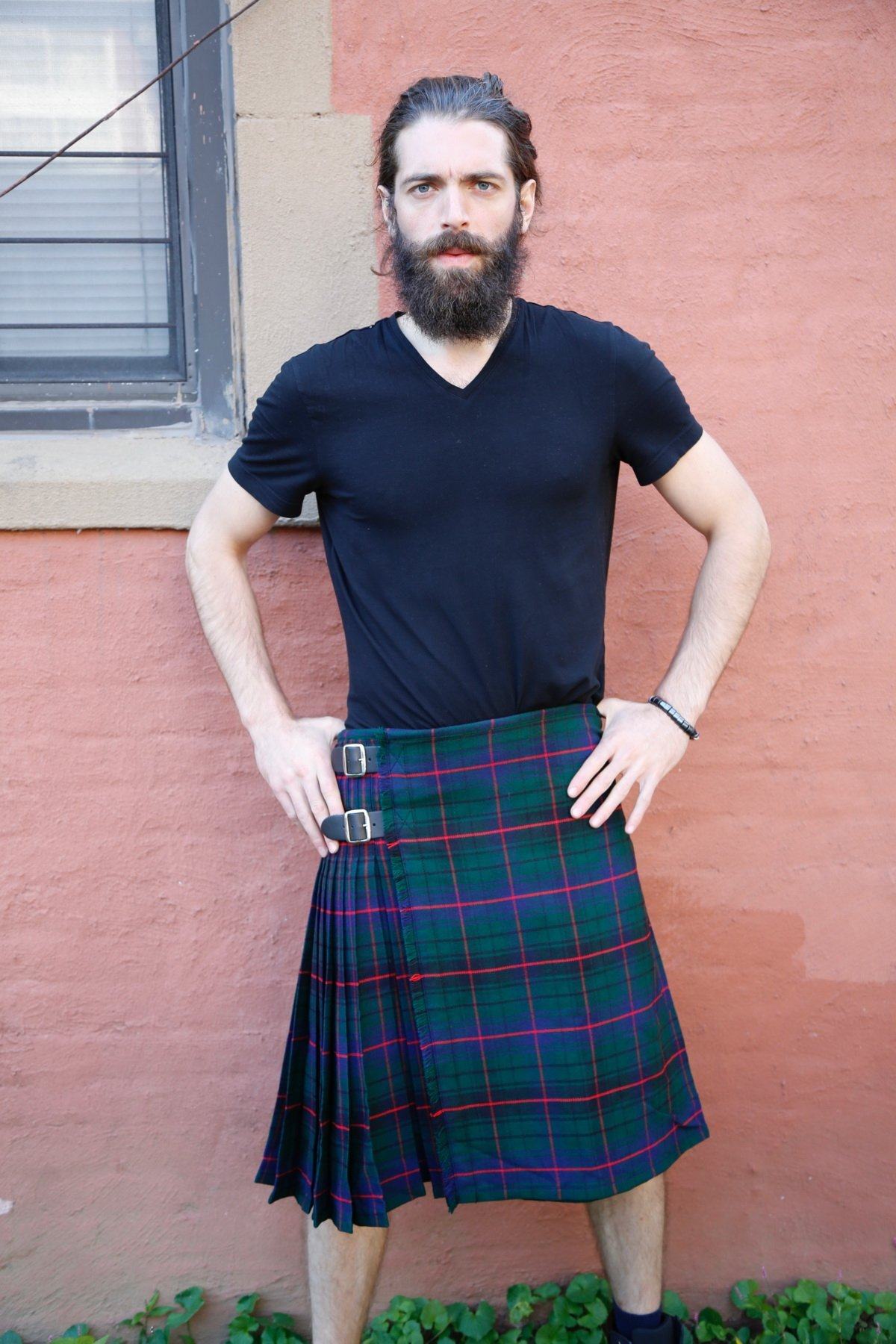 davidson modern tartan kilt