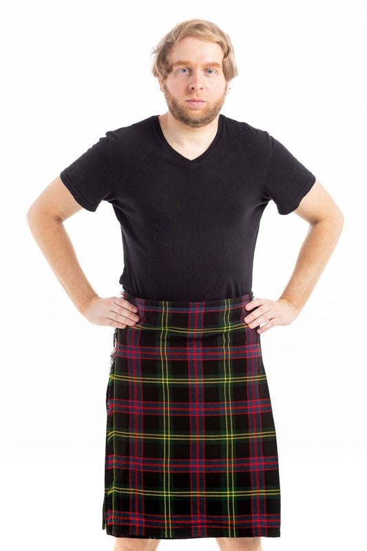 Decent Black Tartan Kilt