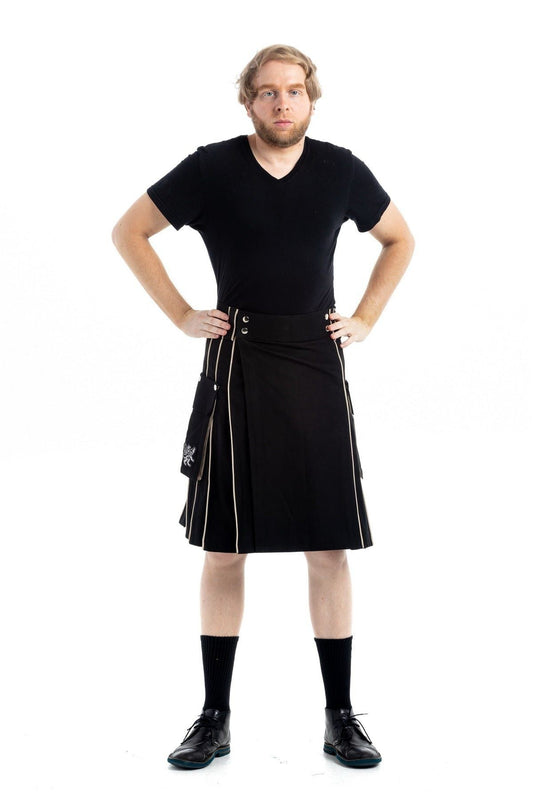 Detachable Pockets Kilt For Running Man for sale
