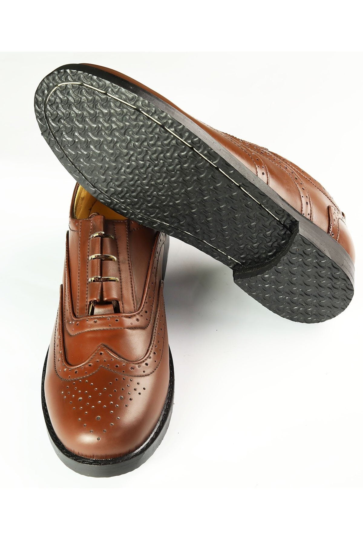 Scottish Pride Brown Ghillie Brogues