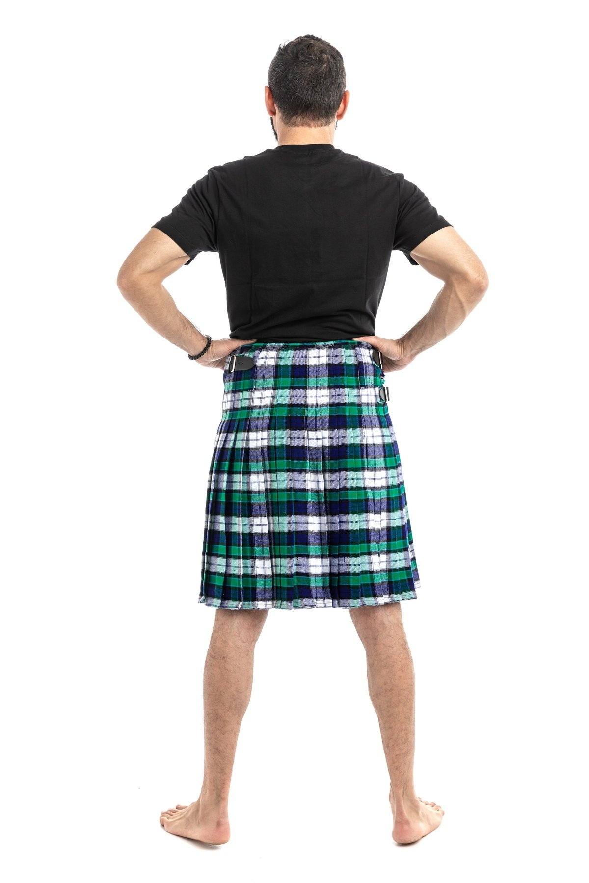 GRAHAM  TARTAN kilt - back view
