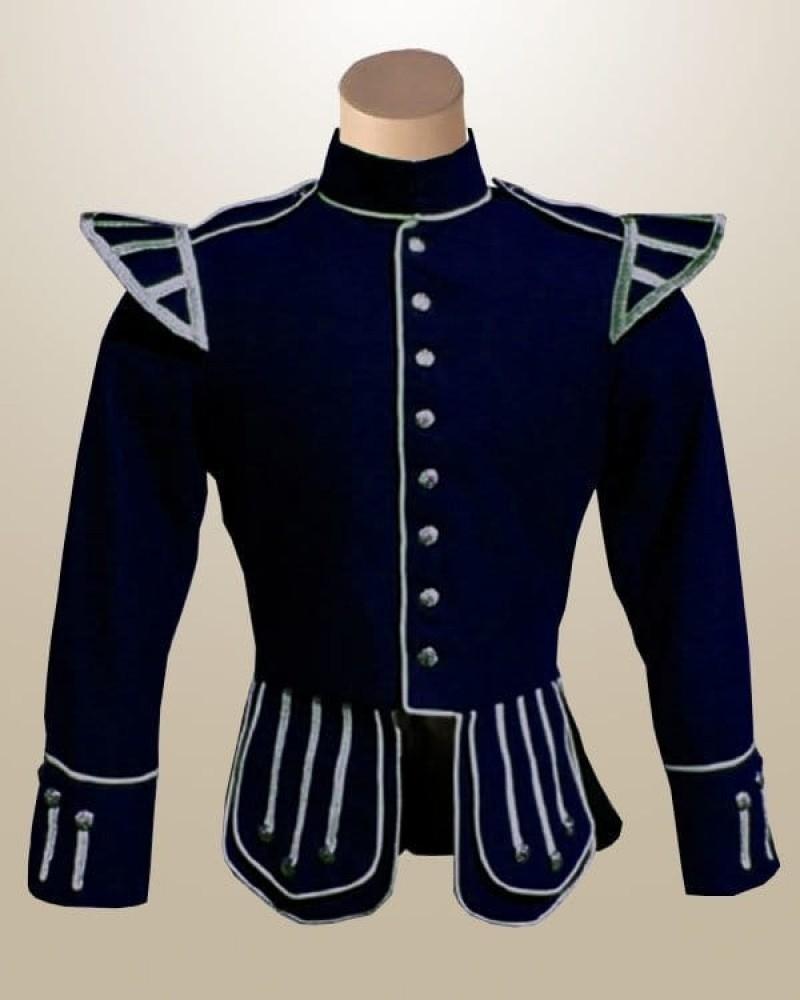 NAVY BLUE HIGHLAND DRUMMER DOUBLET JACKET