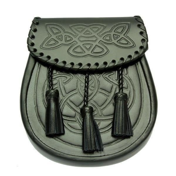 Leather casual Bag piper Embossed sporran