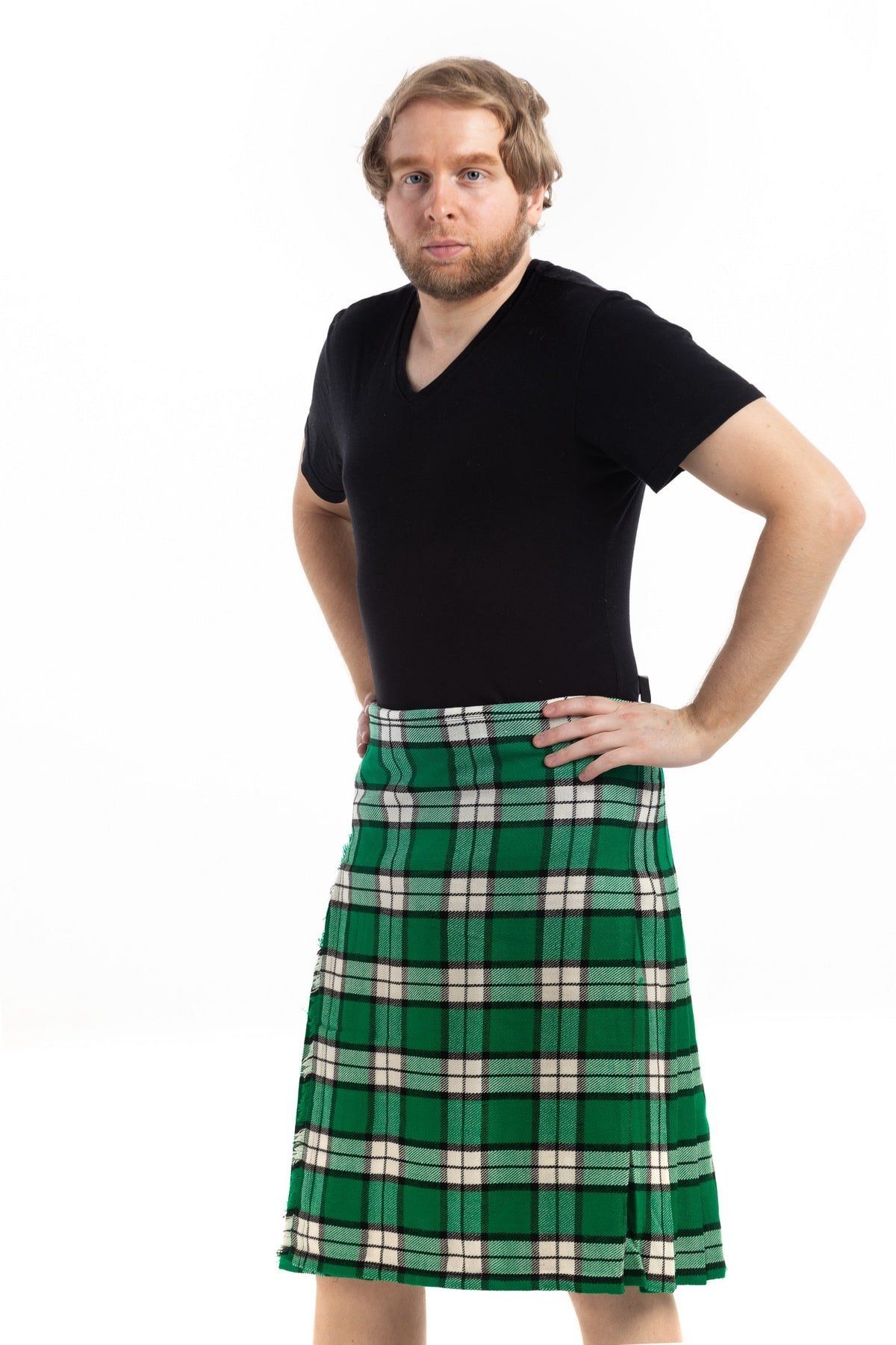 Buy Longniddry Green Modern Tartan Kilt
