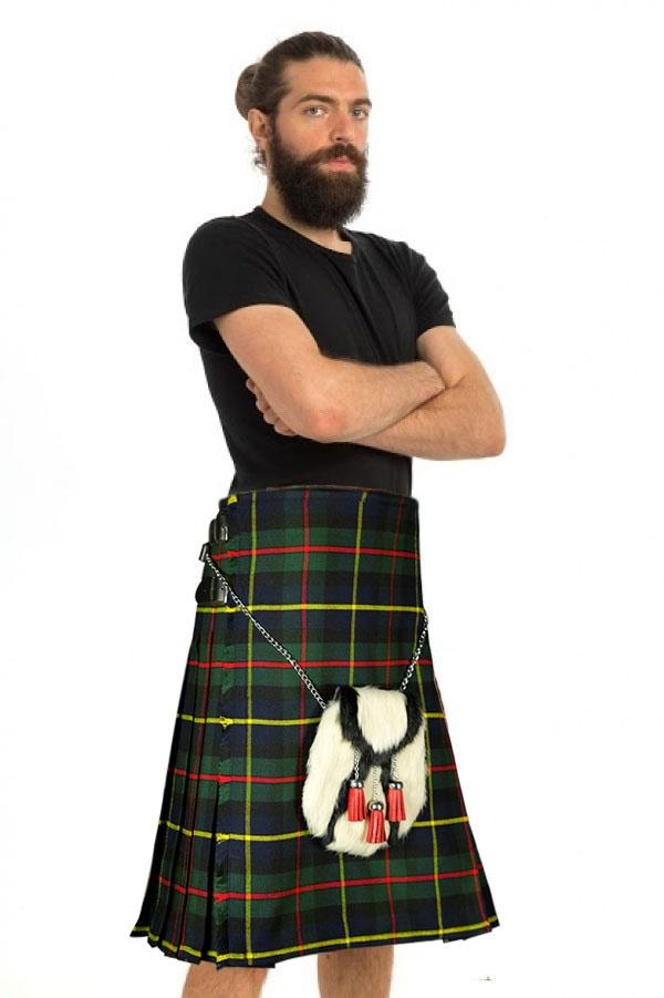 MACLEOD OF HARRIS TARTAN KILT FOR SALE - Left side view