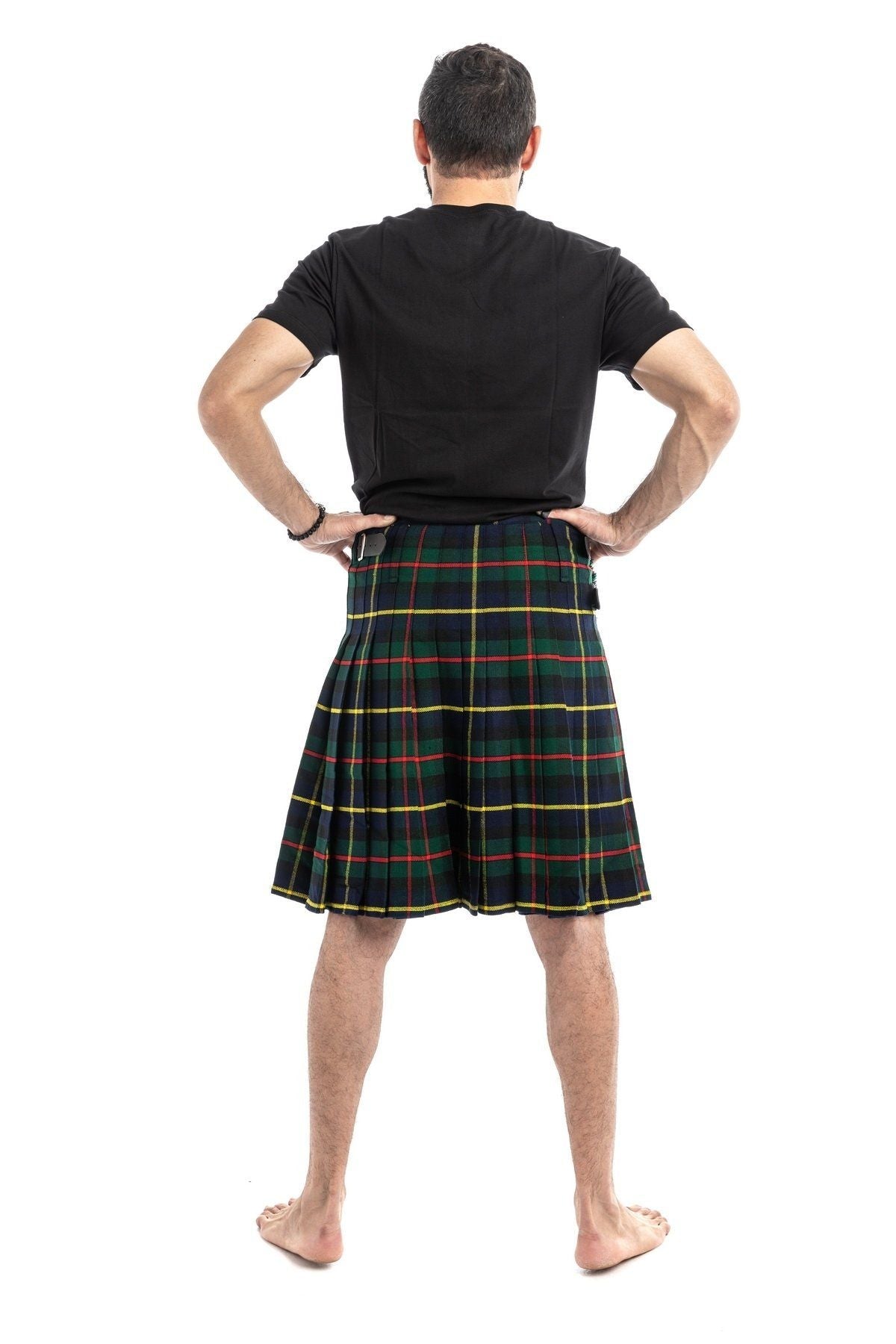 MACLEOD OF HARRIS TARTAN KILT-BACK Side VIEW
