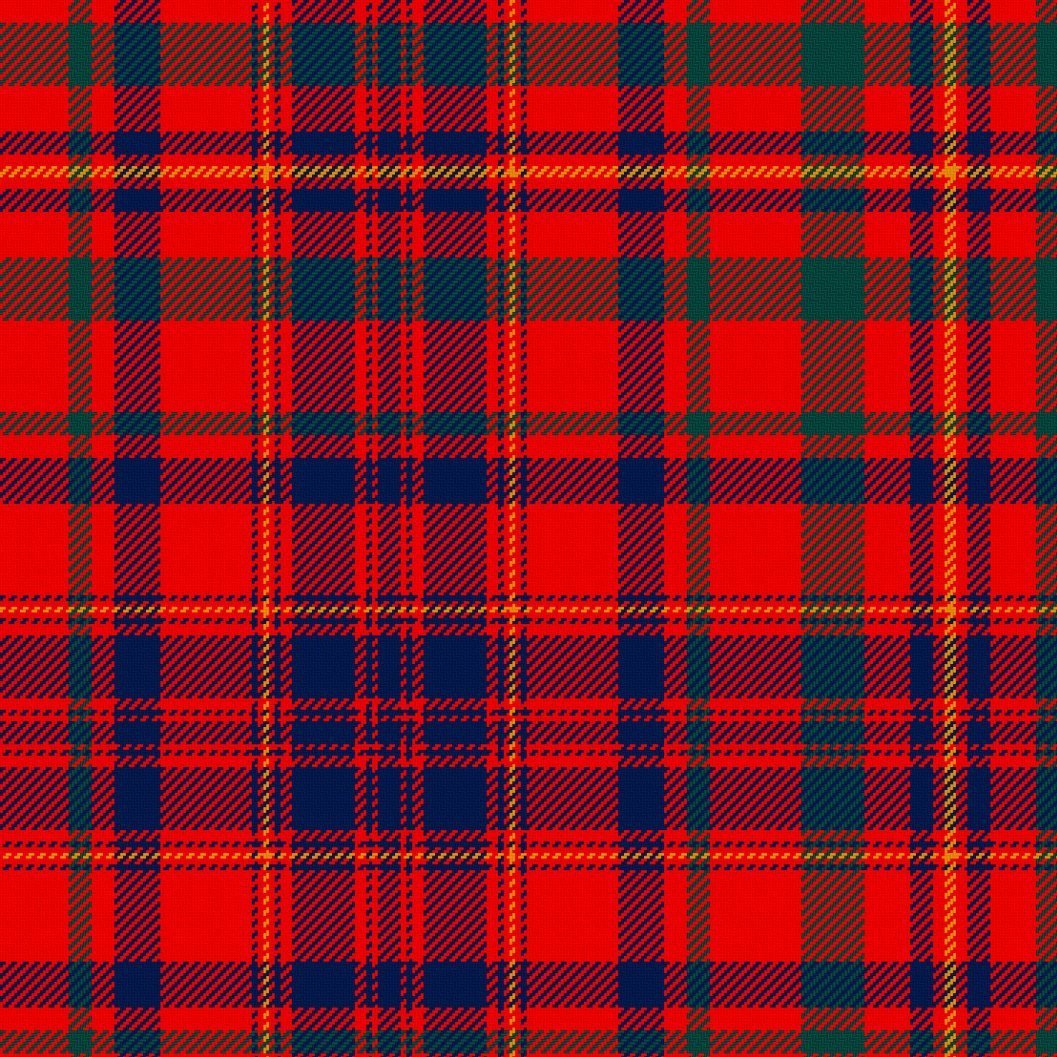 Macleod Red Modern Tartan