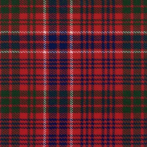 Macrae Red Modern Tartan