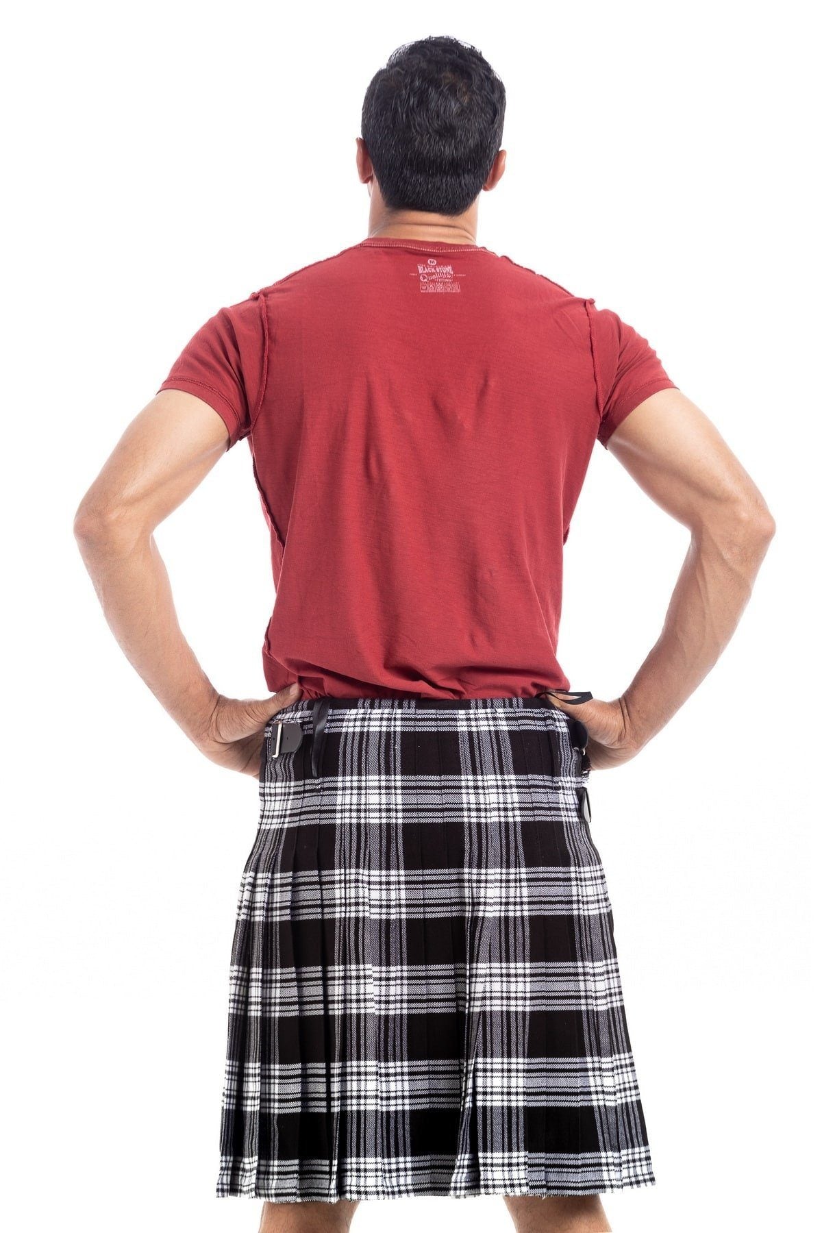Menzies Tartan Kilt - Back side view