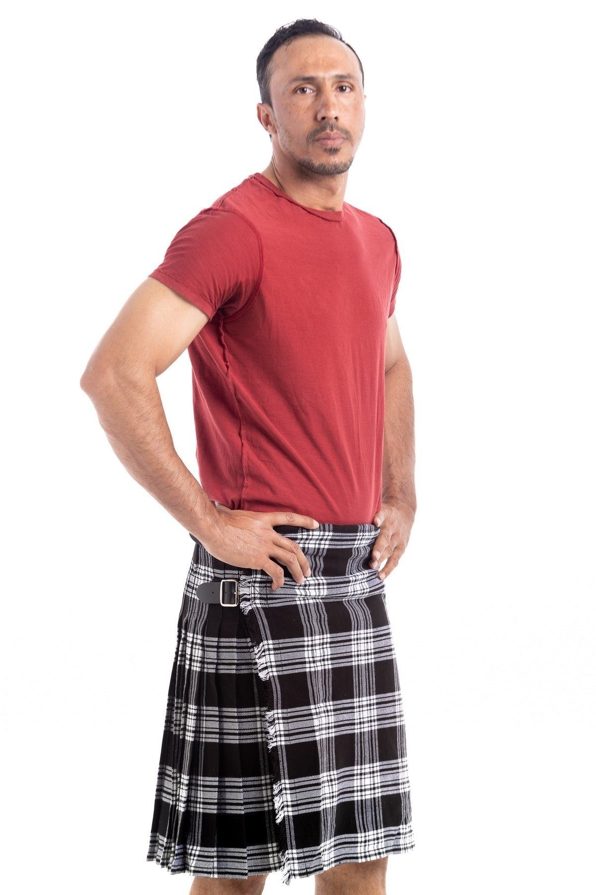 Menzies Tartan Kilt - Side View