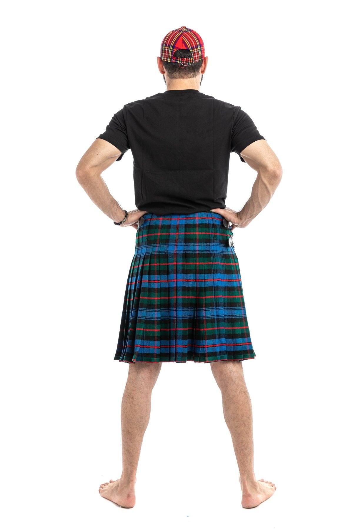 MURRAY TARTAN KILT - Back side view
