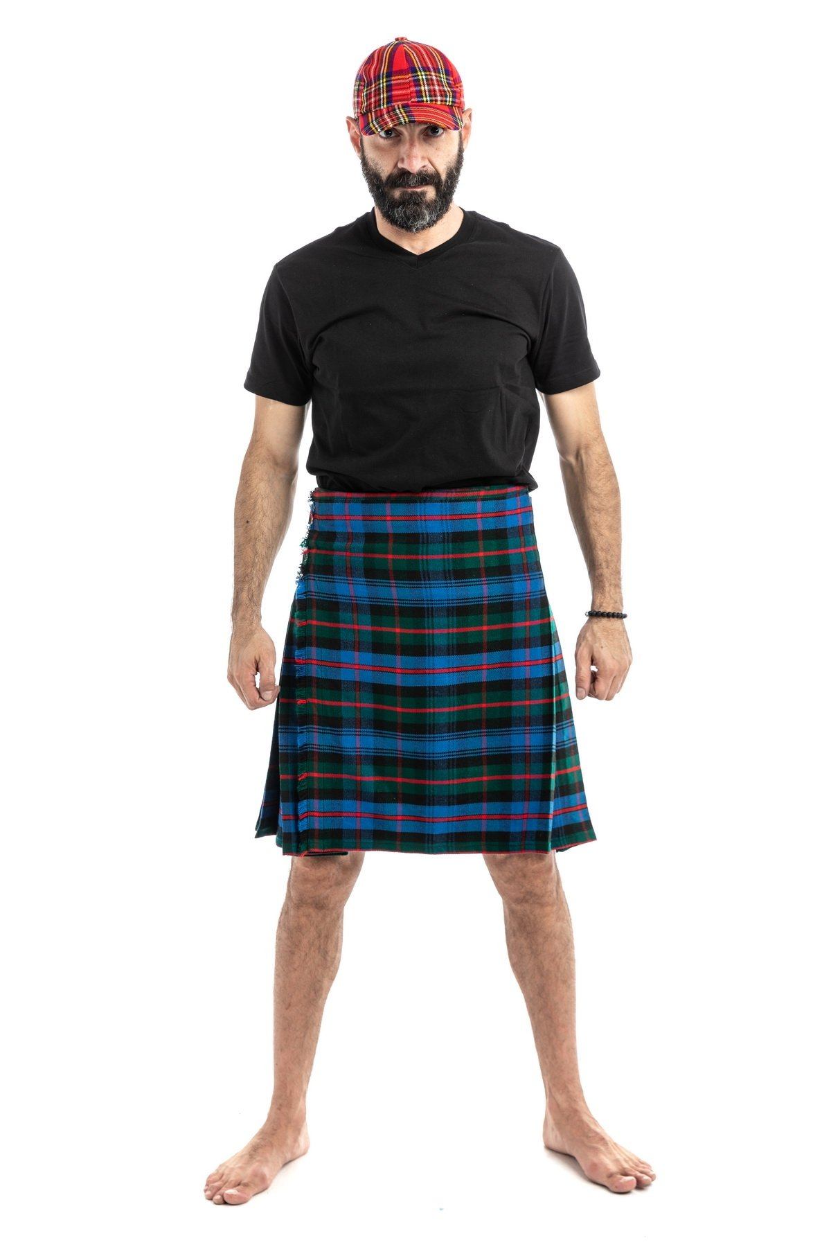 Murray Tartan kilt - Front side view