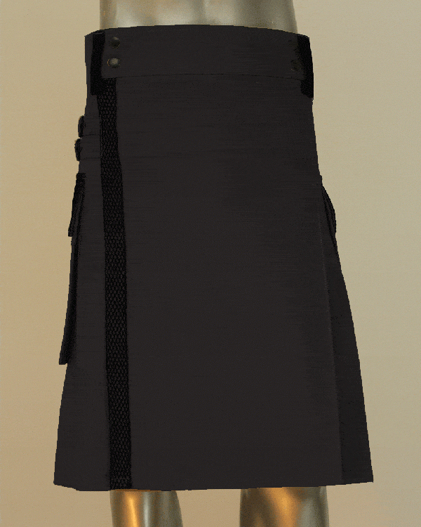 Net Pocket Kilt For Working Men In Blue