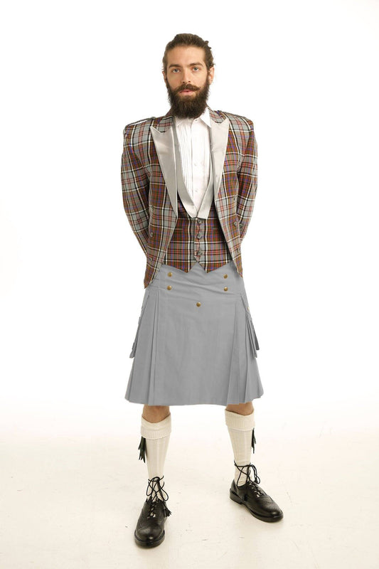 Dual Fabric Kilt Attire