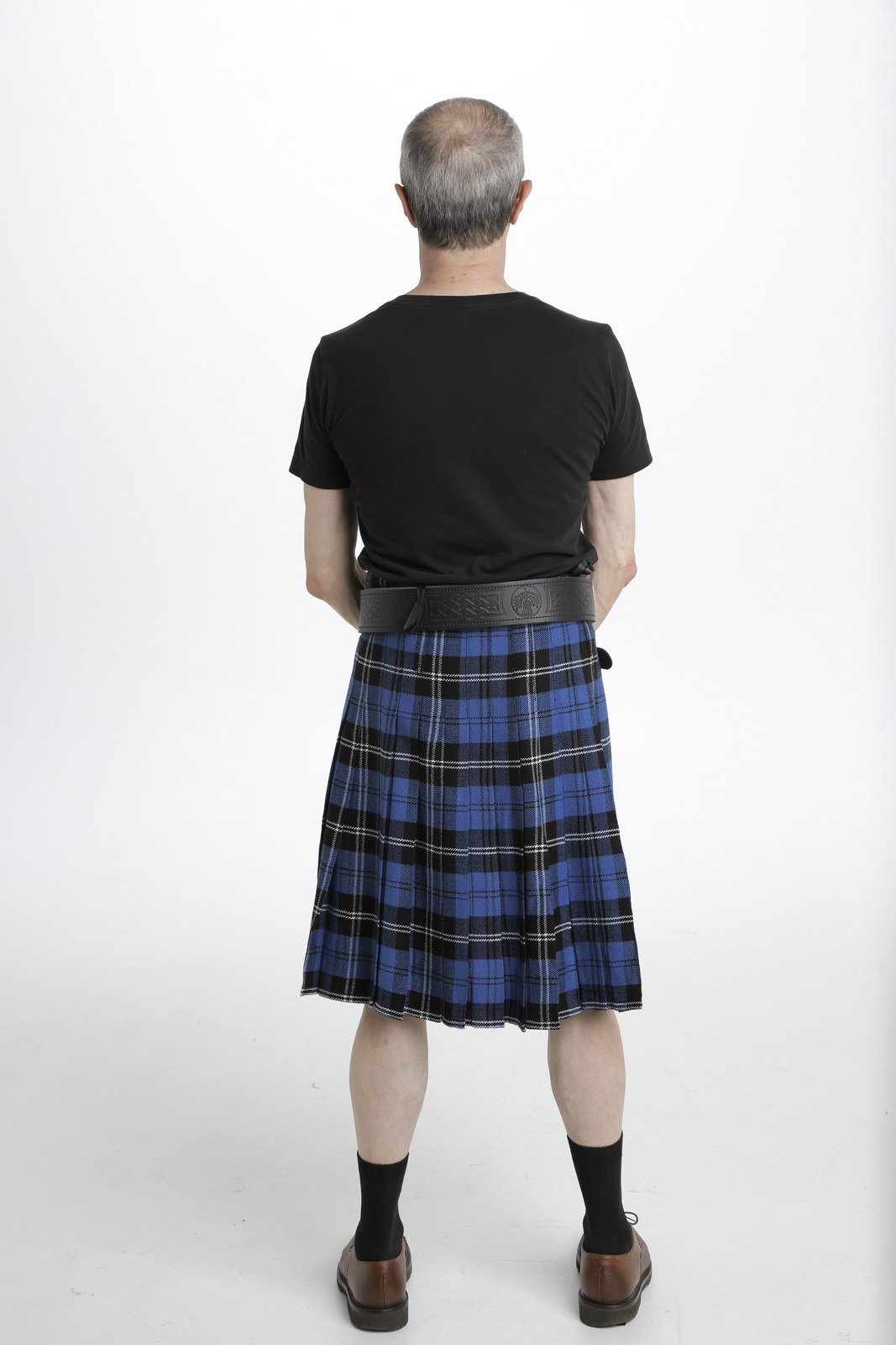 RAMSAY TARTAN KILT - Back side view