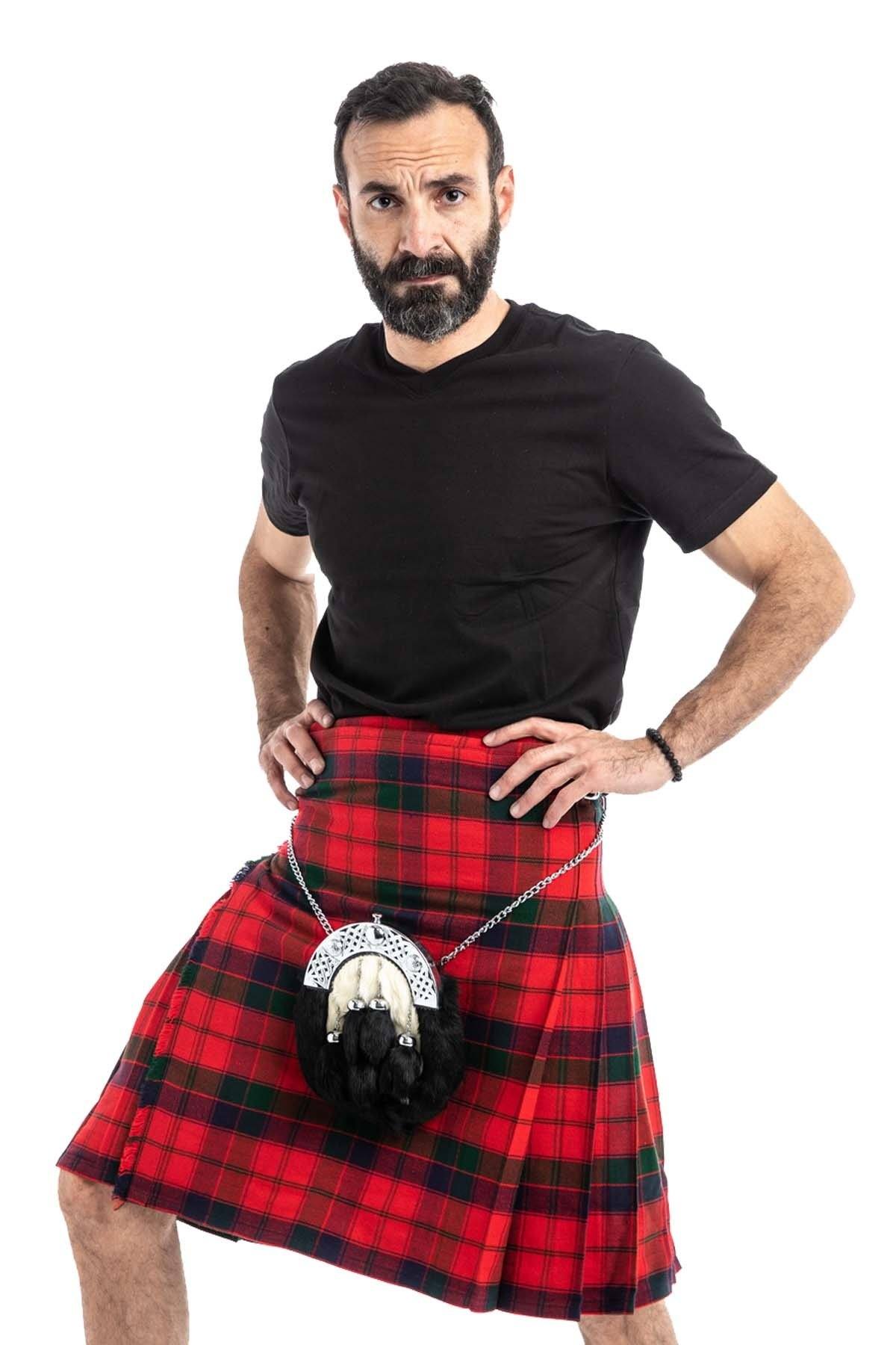 Robertson clan tartan kilt