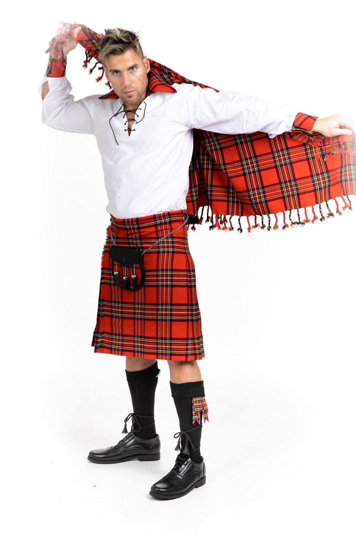 Royal Stewart clan Tartan Kilt