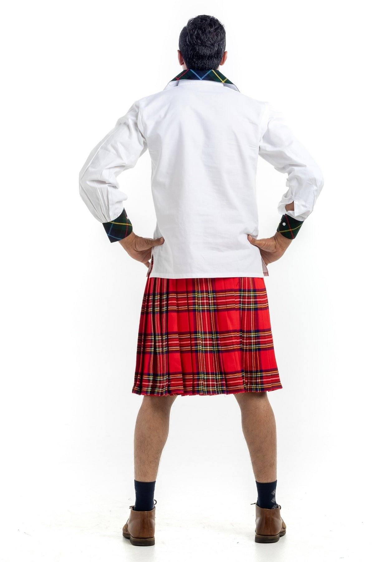 Royal Stewart Tartan kilt back