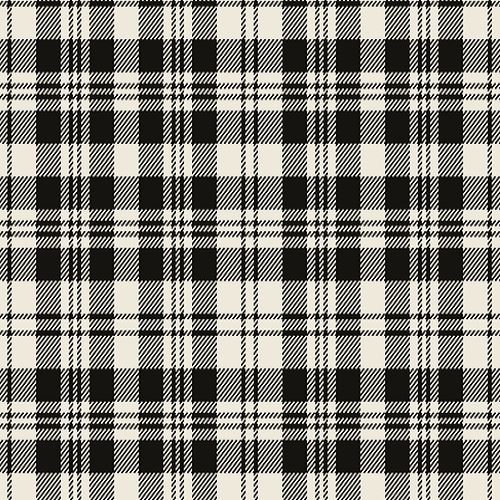 Scott Black & White Ancient Tartan