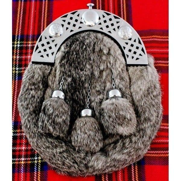 Scottish Rabbit Fur Sporran