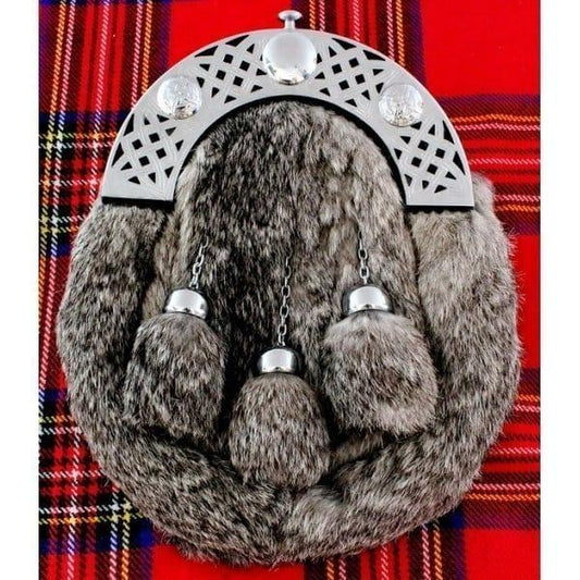 Scottish Rabbit Fur Sporran