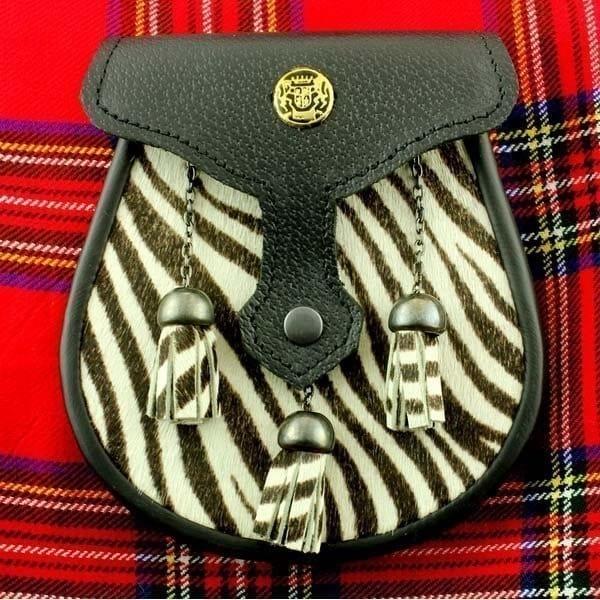 Semi Dress Zebra Sporran
