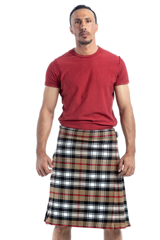 Camel Tartan Kilt