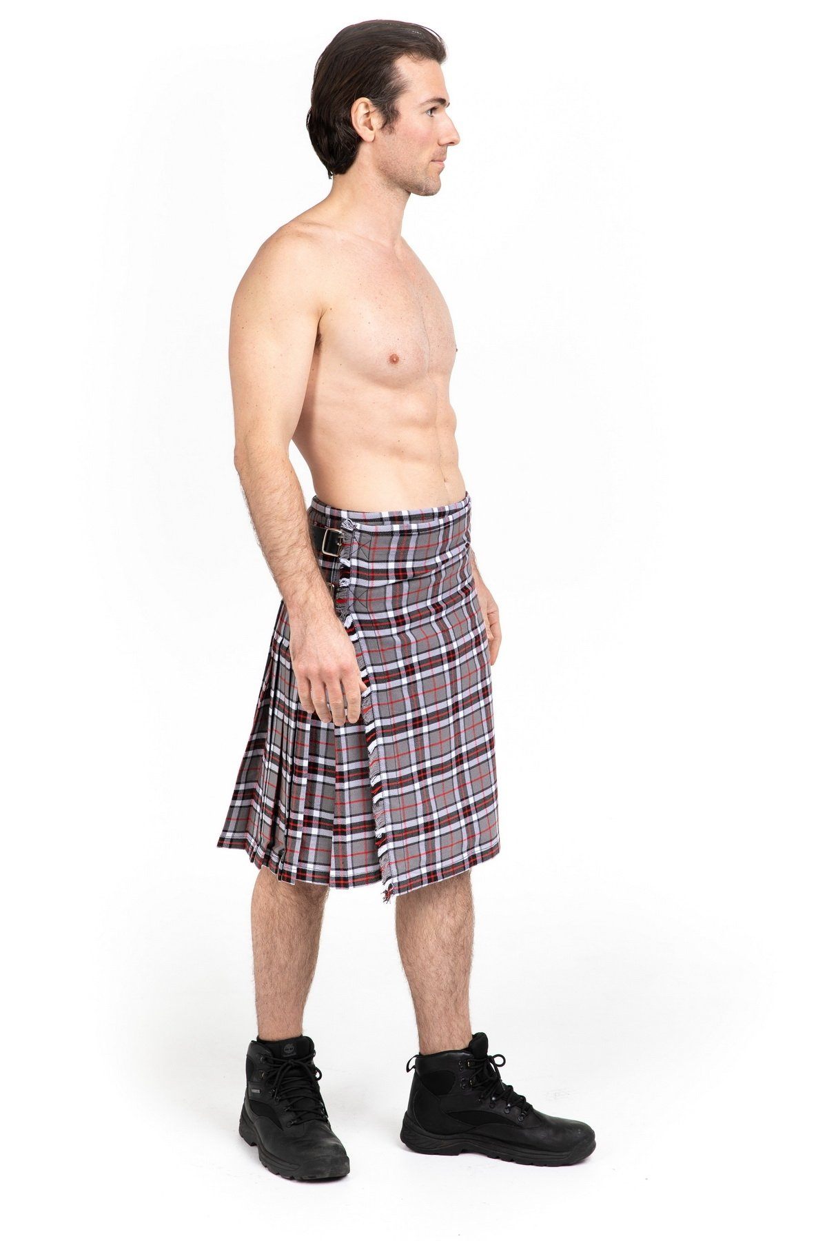 Thompson clan tartan kilt - Right side view