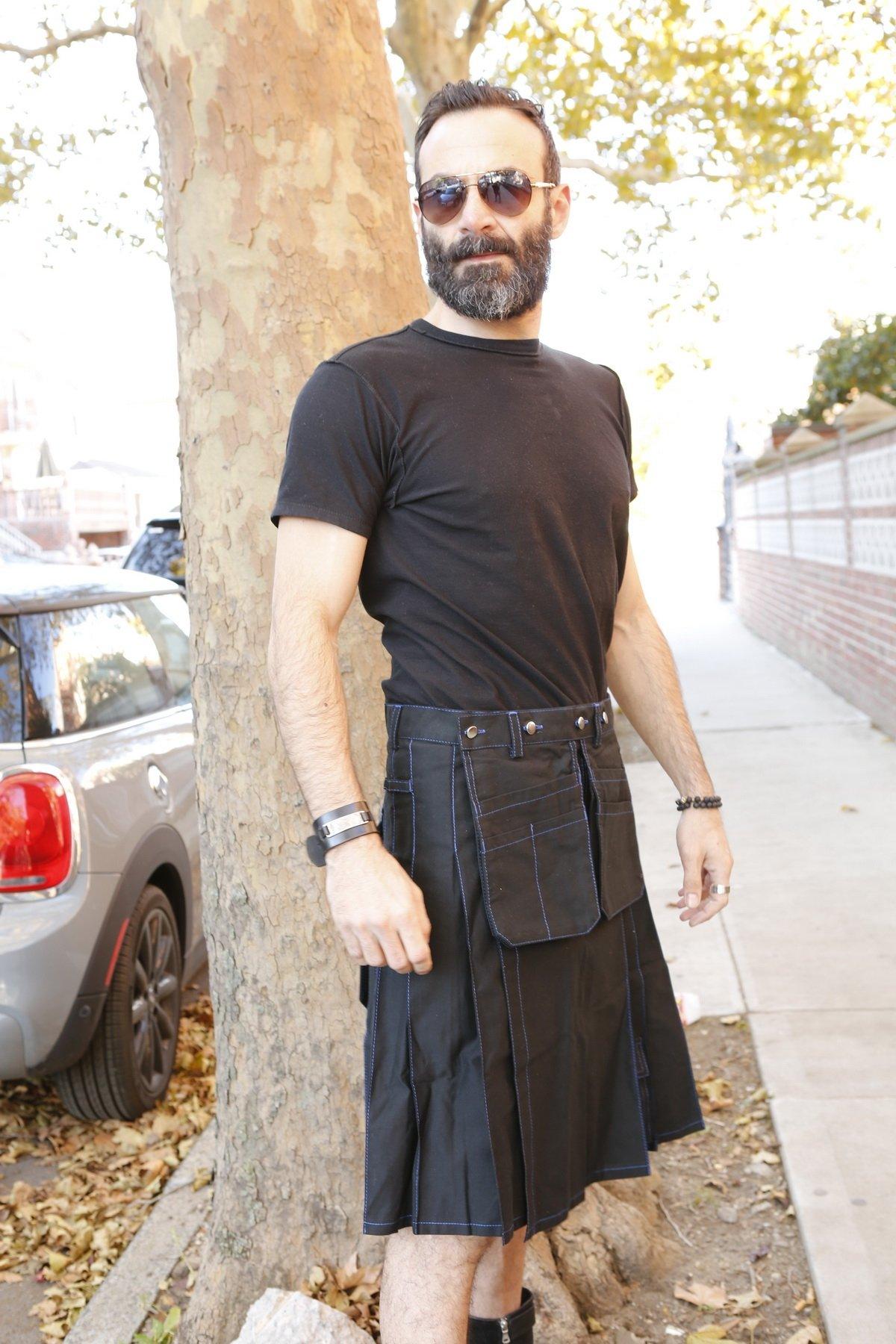 Workwear Kilt For Working Men - Right Side View